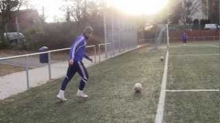 CORNER GOAL  CURVE GOALS  FREEKICKS LIKE DAVID BECKHAM [upl. by Yhtac]