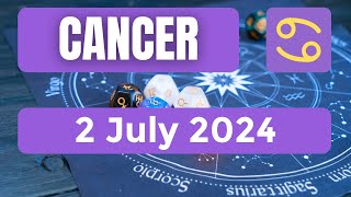 Cancer horoscope  Cancer Horoscope for Today 2 July 2024 [upl. by Ovid121]