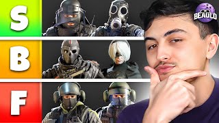 The BEST OPERATORS in Rainbow Six Siege Y9S1 Tier List [upl. by Nlyak]