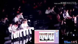 IDOLs reaction to BTS VCR wanna one twice momoland stray kids celebs [upl. by Aynor]