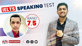 IELTS Speaking Band 75 Real Test  IELTS Mahir [upl. by Kaufman]