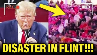 Trump HUMILIATED as People Leave HIS DISASTER MI Speech [upl. by Pape]