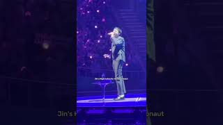 Jin singing the astronaut high notes so smoothly 😍 [upl. by Dazraf]