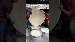 FAMOUS TAJ BADAM MILK IN KARIMNAGAR🔥badammilk chickenbiryani karimnagar telangana milk [upl. by Nitsirk]