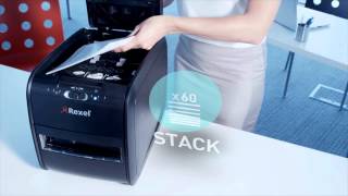 Rexel Stack amp Shred Auto60 Shredder [upl. by Karleen]