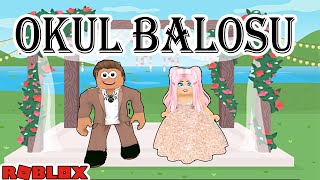 OLAYLI OKUL BALOSU  ROBLOX BROOKHAVEN  LİVETOPIA  PROM ISLAND Roblox [upl. by Reyem]