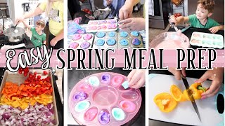 NEW Easy Spring Meal Prep  Cook With Me Get Ready for Easter [upl. by Neelrad]