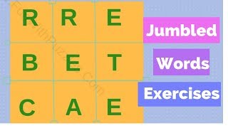 Jumbled Words Exercises [upl. by Ahouh]