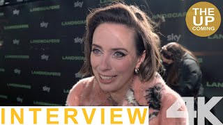 Kate OFlynn interview on Landscapers at London Film Festival [upl. by Trebliw]