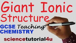 Giant Ionic Structure and Properties GCSE science Chemistry [upl. by Eissert]