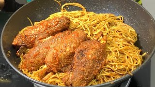 THE BEST JOLLOF SPAGHETTI RECIPE [upl. by Asreht908]