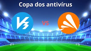 Ahnlab V3 Lite VS Avast free  Proteção em tempo real com 1000 vírus [upl. by Yengac]