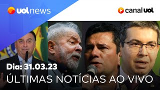 Randolfe ao vivo Lula x Moro Bolsonaro e chances de prisão caso Tacla Duran e mais  UOL News [upl. by Shaefer]