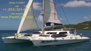 Best BVI Crewed Yacht Charters  Catamaran Karizma Tour [upl. by Krutz302]