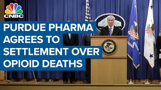 Purdue Pharma agrees to settlement over opioid deaths [upl. by Phelgon]