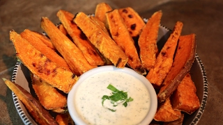 Oven Baked Sweet Potato Fries  VEGAN [upl. by Apthorp840]