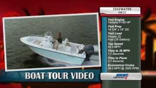 EdgeWater Power Boats 188CC Review [upl. by Ainegul982]