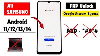 Samsung FRP Bypass 2024✌️Android 11121314 New Security 2024✅ Frp Lock All Samsung 1 Click Bypass [upl. by Alledi]