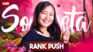 NEW CS SEASON  Rank Push💕 Free Fire Live with Sooneeta💖Mobile FF Queen is HERE🔥Free Fire Live ff [upl. by Elleahcim]