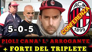 CONFERENZA  ⚠️505 PIOLI CANA ARROGANTE‼️INTER PIÙ FORTE DEL TRIPLETE 🤔POGBA 4 ANNI [upl. by Cesya986]