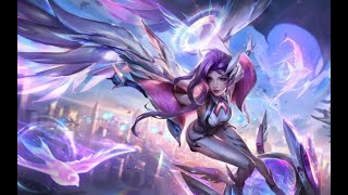 reviewing new Battle Dove Seraphine skin  League of legends [upl. by Aneeram344]