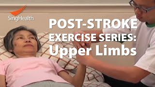 PostStroke Exercises Part 1 Upper Limb [upl. by Ydollem661]