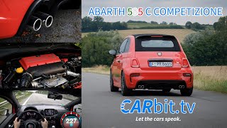 Abarth 595 C Competizione Cabrio  Sound  0100  0200  VMAX  Test  Driving  Review  POV [upl. by Aiuqcaj111]