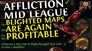 POE 323 Affliction Make bank with Blight MID AFFLICTION LEAGUE  CASUAL amp NOOB FRIENDLY FARM [upl. by Leeanne]