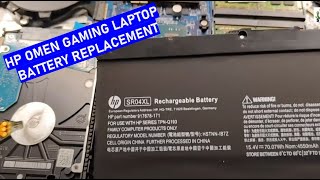 HP Omen Laptop Battery Replacement Process [upl. by Alyk]