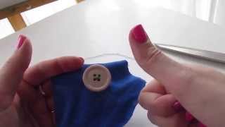 How to sew on a button  Tighten buttons  Hand sewing button tutorial with Cinderella Sew [upl. by Ariaes211]