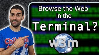 Browse the web in the terminal  W3M [upl. by Boyden]