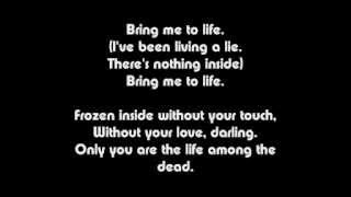 Wake Me Up Inside Bring Me To Life Lyrics [upl. by Port]