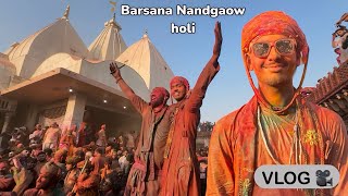 Nandgaon mein Holi ka Dhamaal 🤩 लठमार होली 😍 [upl. by Anirda]