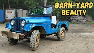 AMAZING Transformation  Barn Find 1964 Jeep CJ5 Ready for the road after Decades of Neglect [upl. by Nywde]