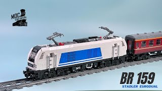 BR159 Stadler Eurodual locomotive Speed Build Letbricks [upl. by Inalaehon]