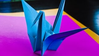 Como hacer una grulla origami super fácil 😛 [upl. by Sal]