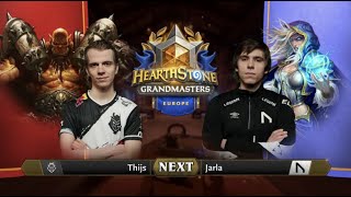 Thijs vs Jarla  Group A Initial  Hearthstone Grandmasters Europe 2020 Season 1  Week 2 [upl. by Neelie]