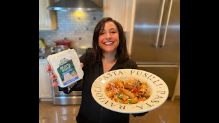 Rigatoni Pasta with Sausage Eggplant Tomatoes and Ricotta Salata UhadmeatKitchen [upl. by Kara-Lynn579]