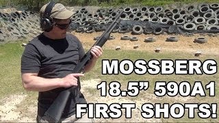 Mossberg 590A1 First Shots BreakIn and Function Test [upl. by Shulock]