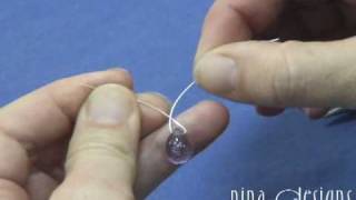 How to Wire Wrap a Briolette [upl. by Shamma]