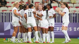 USWNT face tough test against Germany in Paris Olympics group stage  Pro Soccer Talk  NBC Sports [upl. by Robinia]