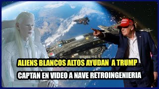 Extraterrestres ALTOS BLANCOS ayudan a Trompas Y Graban nave ovni Guardia Planetaria en EU podcast [upl. by Aihsei]