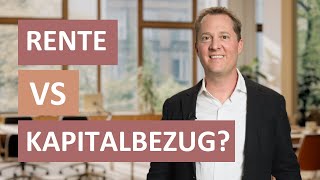 Besser Rente oder Kapitalbezug in der Pensionskasse [upl. by Ajuna143]