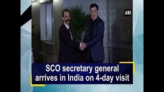 SCO secretary general arrives in India on 4day visit [upl. by Ahsiet]