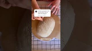 Purpose behind scoring sourdough sourdoughstarter breadbaking breadrecipe sourdoughscoring [upl. by Denison]