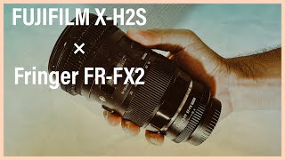 FUJIFILM XH2SにマウントアダプターFringer FRFX2をつけてEFマウントのSIGMA 1835mm f18を試してきた！！ [upl. by Sadnak]