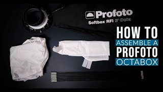 How to Assemble A Profoto 3 Octa Softbox [upl. by Sitarski682]