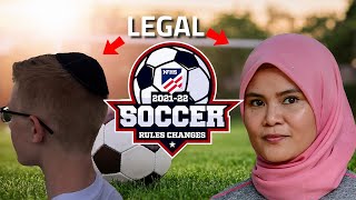 NFHS New rules on headwear for high school soccer [upl. by Eseela]