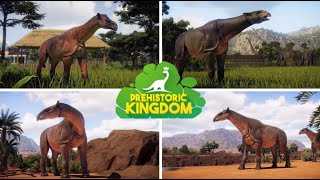 Prehistoric Kingdom NEW PARACERATHERIUM All Skins Showcase [upl. by Conias738]