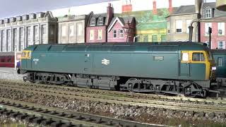 Bachmann Class 47 fitted with Southwest Digital and Bachmann class 47 with Hornby TTS sound [upl. by Kittie]